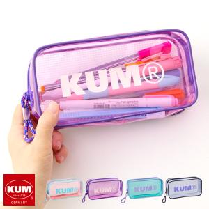 Kum クム クリアペンポーチ ペンケース 筆入れ 大容量 透明 5色 かわいい 小学生 中学生 高校生 おしゃれ女子 Km175 文具スタイル Yahoo 店 通販 Yahoo ショッピング