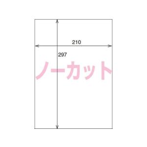 コクヨ 耐水紙ラベル A4 ノーカット 20枚...の詳細画像1