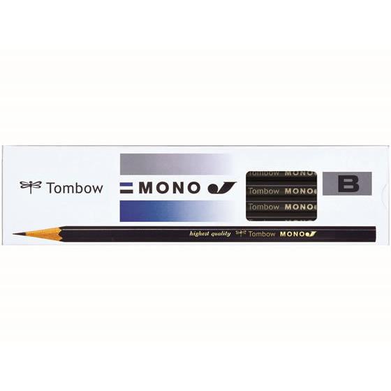 トンボ鉛筆 鉛筆モノJ B 12本 MONO-JB