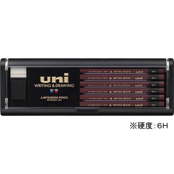 【お取り寄せ】三菱鉛筆 鉛筆ユニ 6H 12本入 U6H