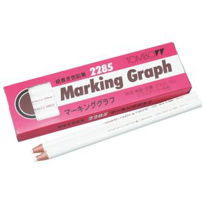 トンボ鉛筆 マーキンググラフ 白 12本 2285-01