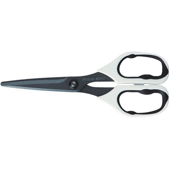 ソニック メガサクプロ ハサミ フッ素コート 白 CU-221-W