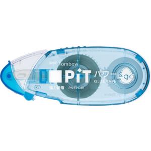 トンボ鉛筆/テープのり ピットパワーエッグ ソーダ/PN-EPC40