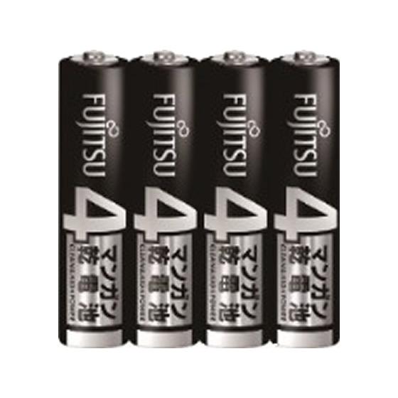 富士通 マンガン乾電池単4形4本 R03U(4S)