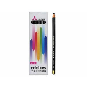 三菱鉛筆 水性 ダーマトグラフ 黒 12本入 K7610.24