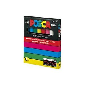 ポスカ 三菱鉛筆 水性サインペン 細字丸芯 15色セット PC3M15C uni PC