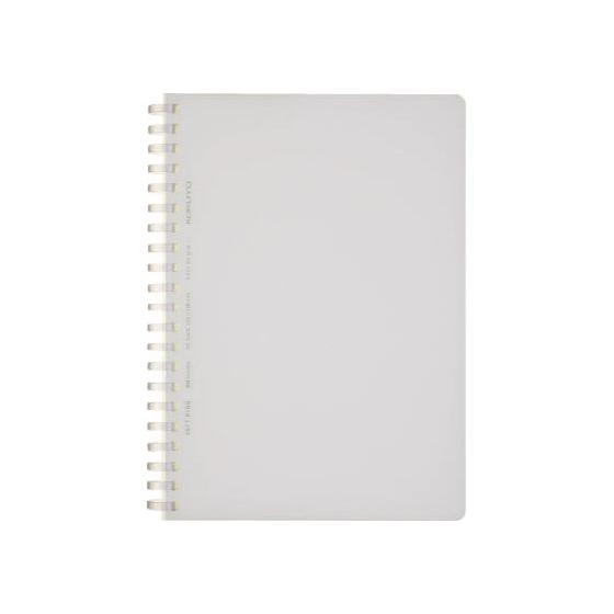 コクヨ ソフトリングノート クリア (方眼ドット罫)B6 80枚 ス-SV548WT-T