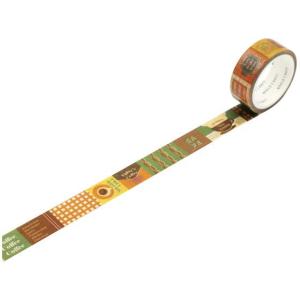 ワールドクラフト キラキラマスキングテープ Yoru cafe 15mm×5m