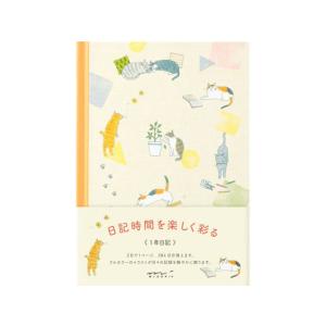ミドリ 日記 ネコ柄 12878006