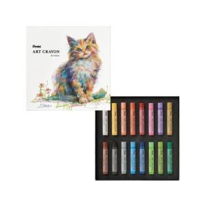 ぺんてる クレヨン ART CRAYON アートクレヨン セット 16色 PTAC-16