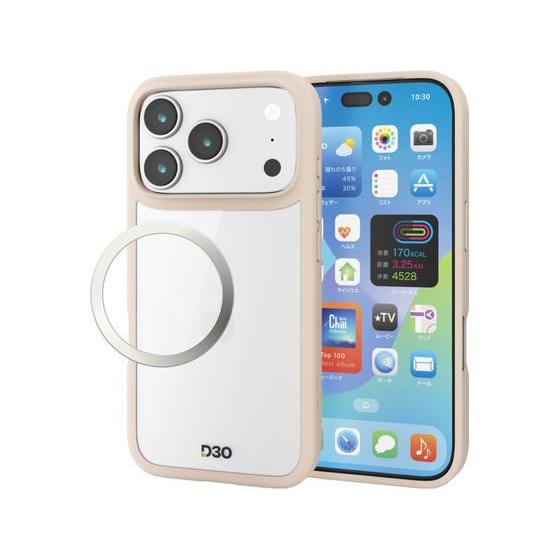 【お取り寄せ】エレコム iPhone17Pro ケース D3O ベージュ PM-A25CD3OFCB...