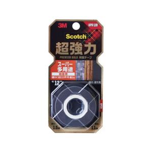 3M スコッチ 超強力両面テープ プレミアゴールド粗面用12mm×1.5m