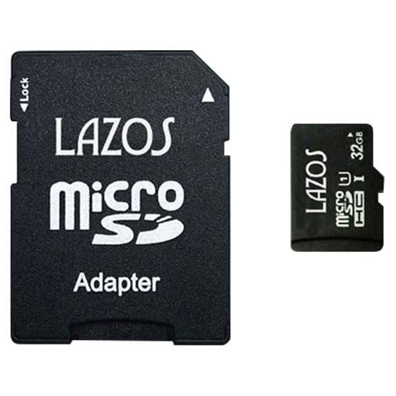 Lazos microSDHCメモリーカード 32GB L-B32MSD10-U1