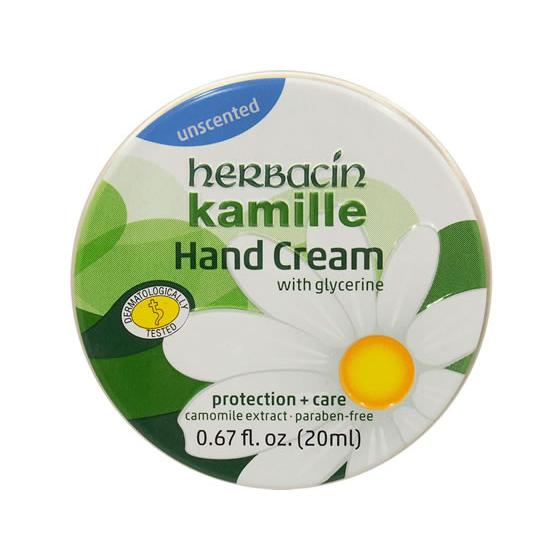 インターナショナルコスメティックス ハーバシン ハンドクリーム缶 無香料