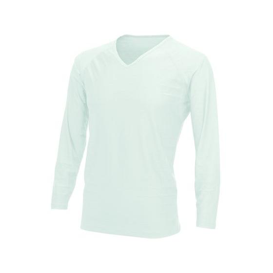 【お取り寄せ】リベルタ 20_FTW_長袖Vネック／WHT(S) FTW-25153500