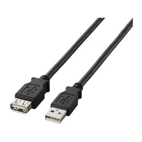 エレコム USB2.0延長ケーブル A-A 2.0m U2C-E20BK