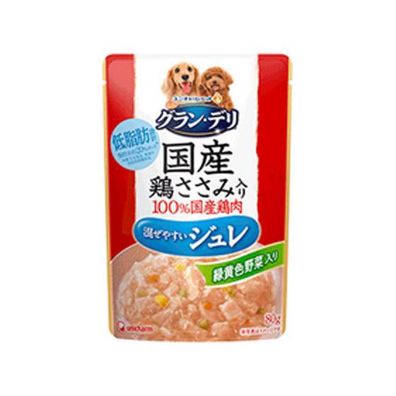 【お取り寄せ】ユニ・チャーム グラン・デリ 国産鶏ささみ ジュレ 成犬用
