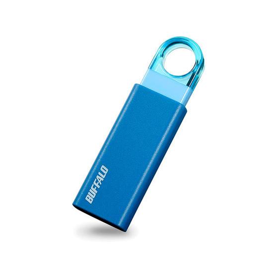 バッファロー ノックスライド USBメモリ 16GB ブルー RUF3-KS16GA-BL