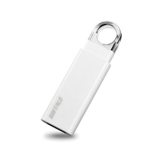 バッファロー ノックスライド USBメモリ 16GB ホワイト RUF3-KS16GA-WH