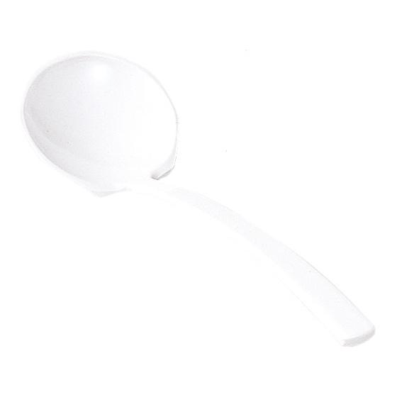 【お取り寄せ】エンテック メラミンお玉(田舎杓子) (白) C-70