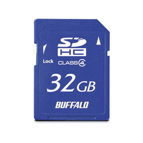 【お取り寄せ】バッファロー Class4 SDHCカード 32GB RSDC-S32GC4B