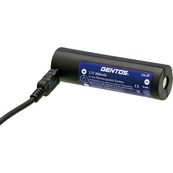 ジェントス LEDライト専用充電池 GA-09