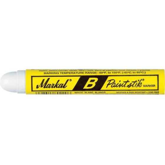 【お取り寄せ】LACO Markal 工業用マーカー ペイントスティック B 白 80220