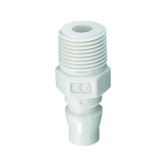 【お取り寄せ】ジョプラックス 樹脂プラグ 相手側取付メネジRc(PT)3／8 JS-03