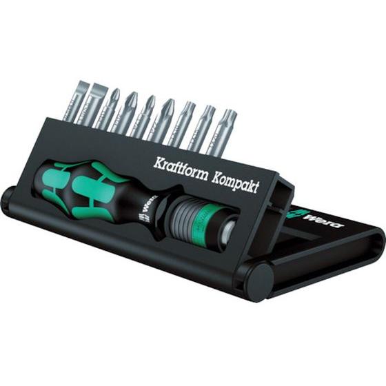 【お取り寄せ】Wera クラフトフォームコンパクト10 ドライバービットセット 056653
