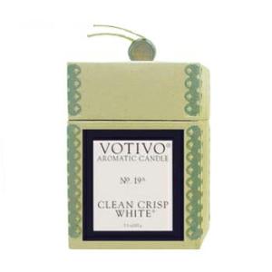 ☆VOTIVOボーティボ アロマティック グラスキャンドル Cクリスプホワイト 157-11019
