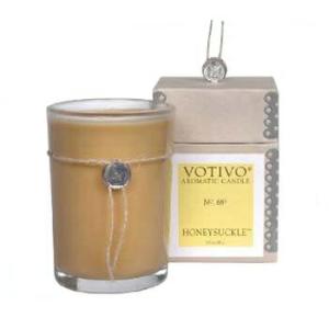☆VOTIVOボーティボ アロマティック グラスキャンドル ハニーサックル 157-11068