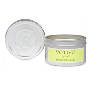 ☆VOTIVOボーティボ アロマティック トラベルティンキャンドル ハニーサックル 157-1306...