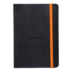 RHODIA ロディアラマ ソフトカバー ノートブック A6 横罫 ブラック cf117302