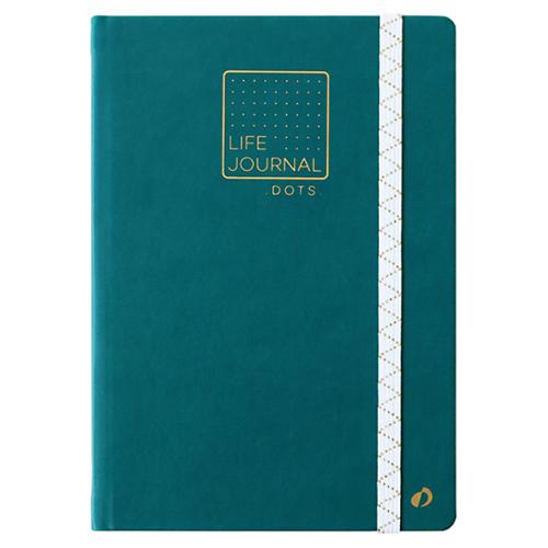 クオバディス ライフジャーナル ドット A5 LIFE JOURNAL DOTS ノート ブルーカナ...