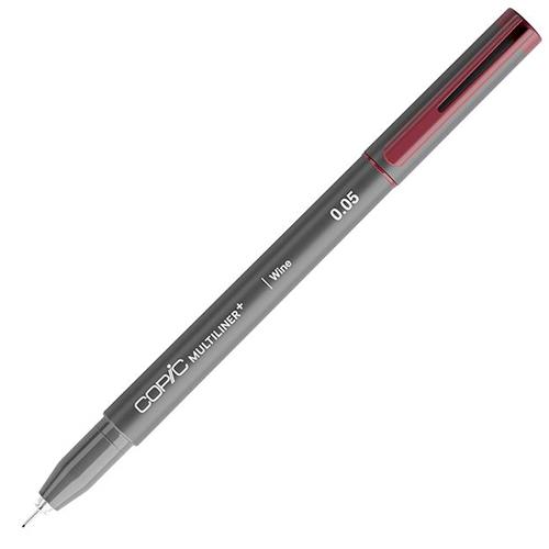 トゥー  COPIC MULTILINER+ コピック マルチライナープラス 0.05mm ワイン ...