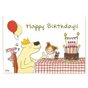 グリーティングライフ COCOココちゃん バースデーミニカード パーティー  RY-1029