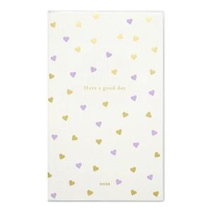 ヘーグル　マンスリーCD 2026年度ダイアリー 12月始まり B6スリム マンスリー シック ハート CD