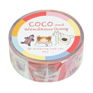 テープ・マスキングテープ Coco COCOちゃん bande マスキングテープ : PLAZA オンラインYahoo