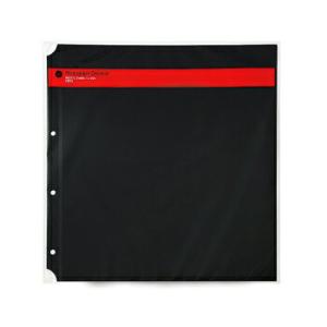 デルフォニックス PD フォトアルバム リフィル 粘着 L ブラック 500178 105