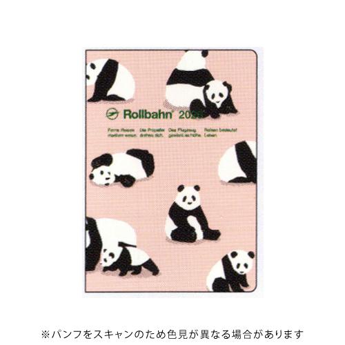 デルフォニックス 2026年版手帳 ロルバーン ノートダイアリー アニマル A5 パンダ ライトピン...