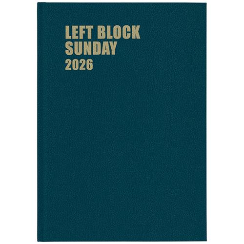 博文館新社 2026年版(1月始まり)手帳 レフトブロックサンデー B5 18か月 日曜始まり ター...
