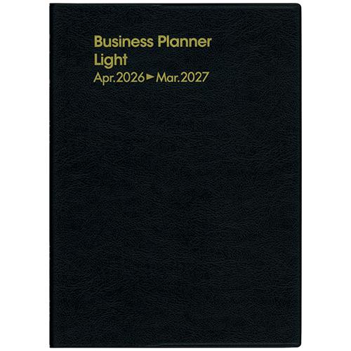 博文館新社 2026年4月始まり手帳 ビジネスプランナーライト B5 黒 4550