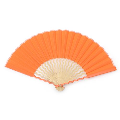 西川庄六商店 GIZAGIZA扇子 オリジナル紙箱付 ギザギザ扇子 オレンジ 704335