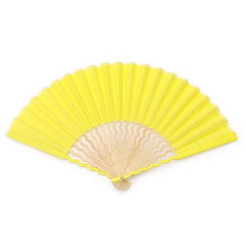 西川庄六商店 GIZAGIZA扇子 オリジナル紙箱付 ギザギザ扇子 イエロー 704342
