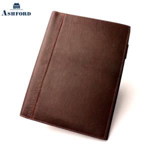 アシュフォード ディープ ダイアリーカバー A5 ネイビー 手帳カバー