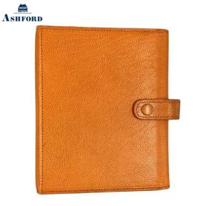 KNOX オーセン システム手帳 フラップ留めタイプ ブラウン ミニ5サイズ