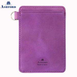 アシュフォード ビタリータ 単パスケース パー...の詳細画像1
