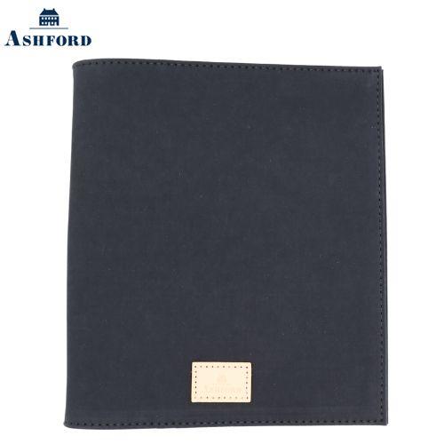 アシュフォードシステム手帳ミリクロスHB×WA511mmnoteネイビーASHFORD6160-07...