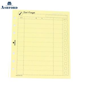 ☆Ashfordアシュフォード 年間スケジュールフリー A5 日付無(3つ折