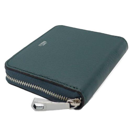 モルフォCYPRISキプリス トゥージュール コンパクト札入れラウンドファスナー二つ折り財布 グリー...